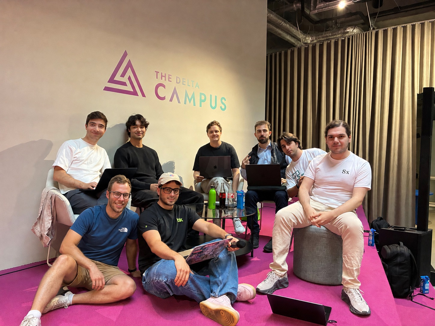 8x Hackathon judges at Delta Campus Berlin