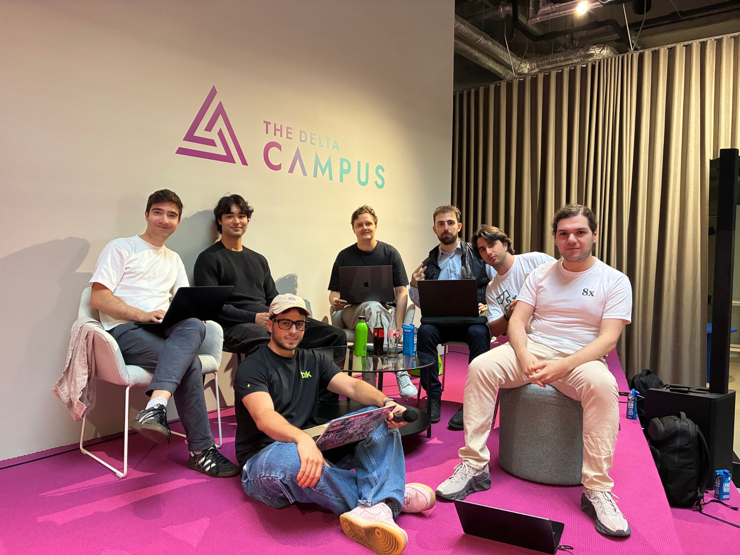 8x Hackathon judges at Delta Campus Berlin