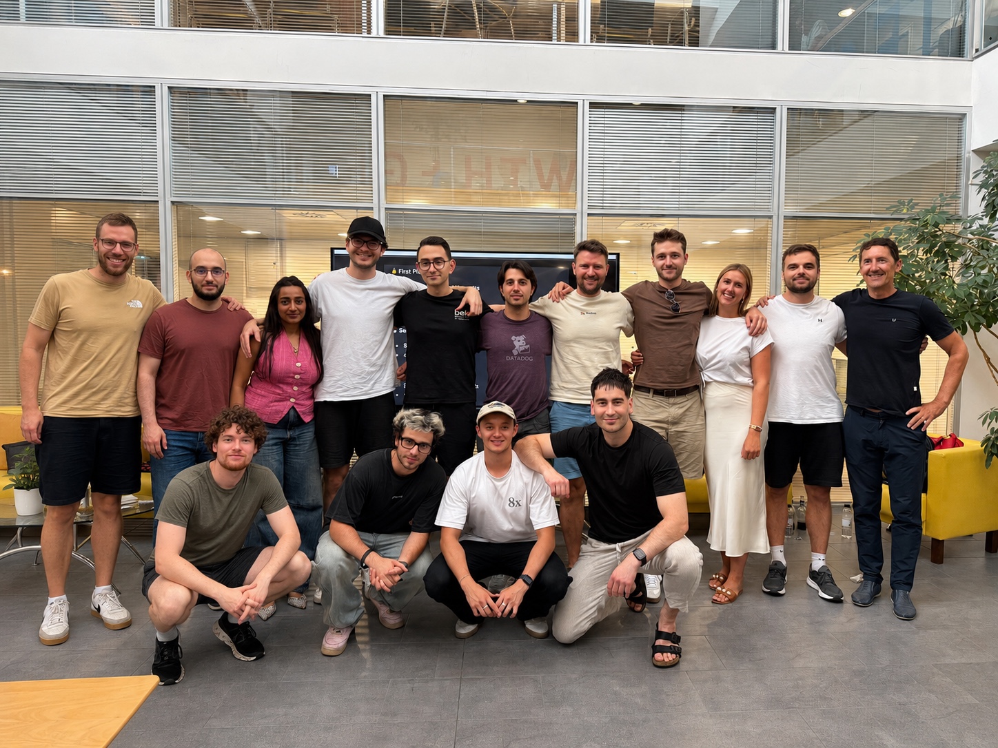 8x Mobile Hackathon judges, winners, and organizers in Ljubljana