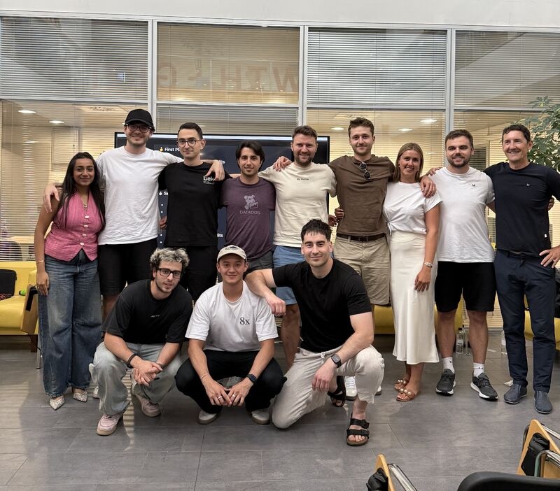 8x Mobile Hackathon judges, winners, and organizers in Ljubljana